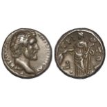 Antoninus Pius colonial billon tetradrachm of Alexandria, Egypt, of c. 24mm., obverse:- Bare-headed,