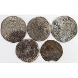 Edward I silver pennies, Bristol, nice full flan, VF, York, GF/VF, Bury St.Edmunds, full, round, has