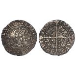 Henry VI silver halfgroat, Annulet Issue 1422-1430, Calais Mint, with annulets reverse, Spink