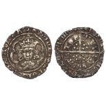 Henry VII silver halfgroat of Canterbury, Type IIIc, mm. Tun, no stops, Spink 2211, GVF/VF