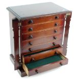 Collector's Cabinet, 7-drawer multi-purpose wooden cabinet, could be used for medals/artefacts.