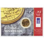 Sovereign 2000 BU in the Royal mint packaging