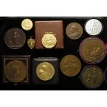 Group of medals to the famous English Sculptor Edward Onslow Ford (1852 - 1901) comprising an