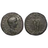 Diadumenian Roman colonial bronze of Moesia Inferior, Nicopolis ad Istrum of c.26mm., reverse:-