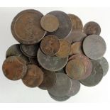 GB Copper & Bronze (36) 17th to early 20thC, mixed grade.