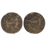 Charles I ''Richmond'' copper farthing Type 2 reading CARO, mm. Rose on obverse only, Spink 3183,
