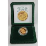 Sovereign 1980 Proof FDC boxed as issued