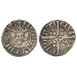 Edward I Penny, York Archbishop's Mint, S.1392, Class 3f, ex-Conte Collection, Fine.