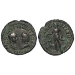 Philip I and Otacilla Severa, colonial bronze of c.26mm., of Mesembria, Thrace, reverse:- Artemis