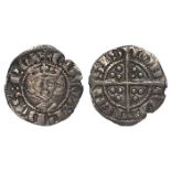 Edward I Farthing, London Mint, S.1443, Class 1a, toned GF/VF light scuff obv. Old ticket ex-J.J.