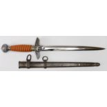 German Luftwaffe 2nd pattern dagger, likely a composite piece, sold as seen