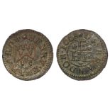 Suffolk, Brandon 17th. century farthing token of Henry Everard, 1668, D.30 rare, VF