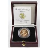 Sovereign 1997 Proof FDC boxed as issued