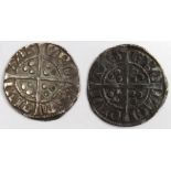 Edward I Pennies (2) York Mint: S.1389 Class 3c toned VF, and S.1391 Class 3e York Royal VF