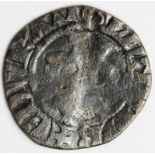 Edward I silver penny of Bury St.Edmunds, reverse reads:- ROBE[RT DE] hADELIE, under Spink 1417,