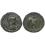 Gordian III Roman colonial bronze of Moesia Inferior, Nicopolis ad Istrum of c.27mm., reverse:-