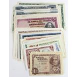 Spain (70), a collection ranging from 1000 Pesetas to 1 Peseta, date range 1925 to 1980, with some