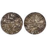 Edward the Confessor silver penny Sovereign Eagles Type, Spink 1181, reverse reads:- +AELFSIGE ON