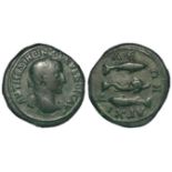 Maximinus I colonial bronze of c.25mm., of Anchialus, Thrace, obverse:- Laureate bust right,