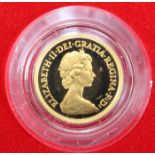 Half Sovereign Proof 1980 FDC cased (no cert)