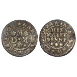 Suffolk, Southwold, 17th. century halfpenny token of Daniell More, 1668, D.296, NVF