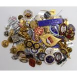 Badges - (approx 83) includes approx. 80 Trade Union badges