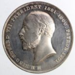 British Academic Medal, silver d.51mm: Edward VII, City and Guilds of London Institute, Technical