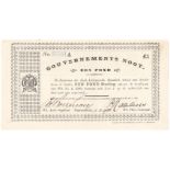 South Africa 1 Pound dated 1st April 1901, Gouvernments Noot Een Pond, Pietersburg issue, these