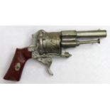Miniature Pistol a Lefaucheux Revolver, no moving parts