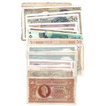 France (32), a mixed range of old notes including Assignat to last issue pre Euro, in mixed grades