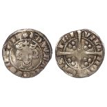 Edward I Penny, Newcastle-upon-Tyne Mint, S.1408, Class 9b2, pothook N and star, toned Fine.