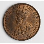 Australia Halfpenny 1912H EF with lustre.