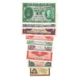 Hong Kong (9), a collection of early Government of Hong Kong notes, issued 1930's and 1940's,