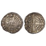 Edward I Penny, Bristol Mint, S.1408/1416, Class 9b2, star on breast, pothooked Ns, ex-Lawrence