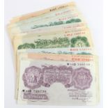 Peppiatt, Beale & O'Brien (31), a range of 10 Shillings and 1 Pound notes, Peppiatt 1940 WW2