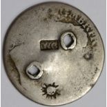 Countermarked Coin: GB George I Shilling with unusual countermarks and hole punches.