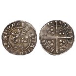 Edward I Penny, London Mint, S.1408, Class 9b2, pothooks, unbarred N, VF