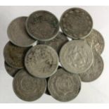 Afghanistan Silver Rupees (14) mixed grade.