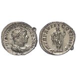 Caracalla silver, antoninianus, reverse:- Jupiter, Sear 6775, EF