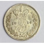 Threepence 1856 EF