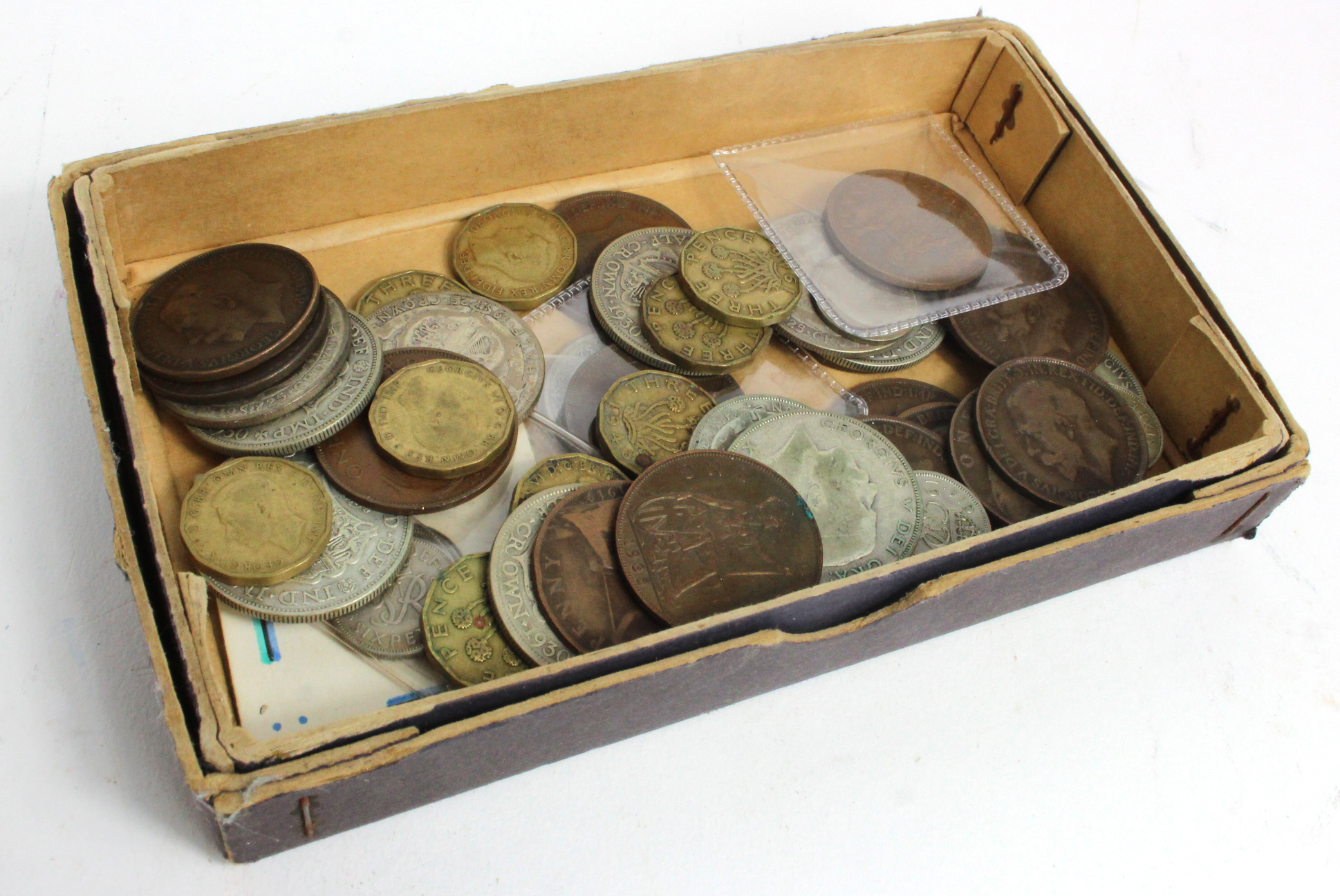 GB Coins, small box of 20thC scarce dates, from circulation.