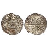 Edward I Penny, London Mint, S.1393, Class 3g mule with "egg-waisted" or pelleted S obv. and