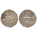 Edward I Penny, London Mint, mule between Class 4e/d, ex-Gorefield Hoard, GVF