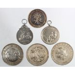 Exhibition, Academic and Other Medals (6) all silver, early 20thC.