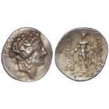 Northern Greece, Thasos, after 148 B.C., and a Roman Province, silver tetrdrachm, obverse:- Head