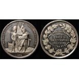 British Commemorative Medal, white metal d.44mm: Crimean War, Holy Alliance 1854, by Allen and