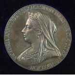 British Commemroative Medal, silver d.55.5mm: Diamond Jubilee of Queen Victoria 1897, official large
