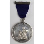 Royal Asylum unmarked silver General Proficiency medal presented to Jessie M.D. Scott, 1901. Gross