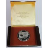 Cook Islands, Sir Winston Churchill Centenary silver proof $50 1974 FDC, cased (clasp missing)
