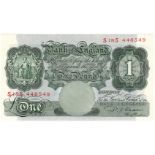 Beale 1 Pound issued 1950, scarce REPLACEMENT note, serial S18S 446549, (B269, Pick369b) UNC and